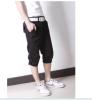 Hot Sale Pockets Seventh Pants Black